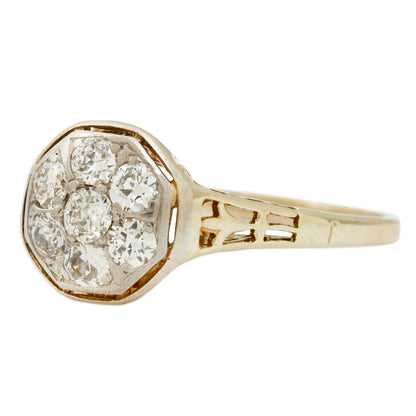 Diamond Daisy Ring