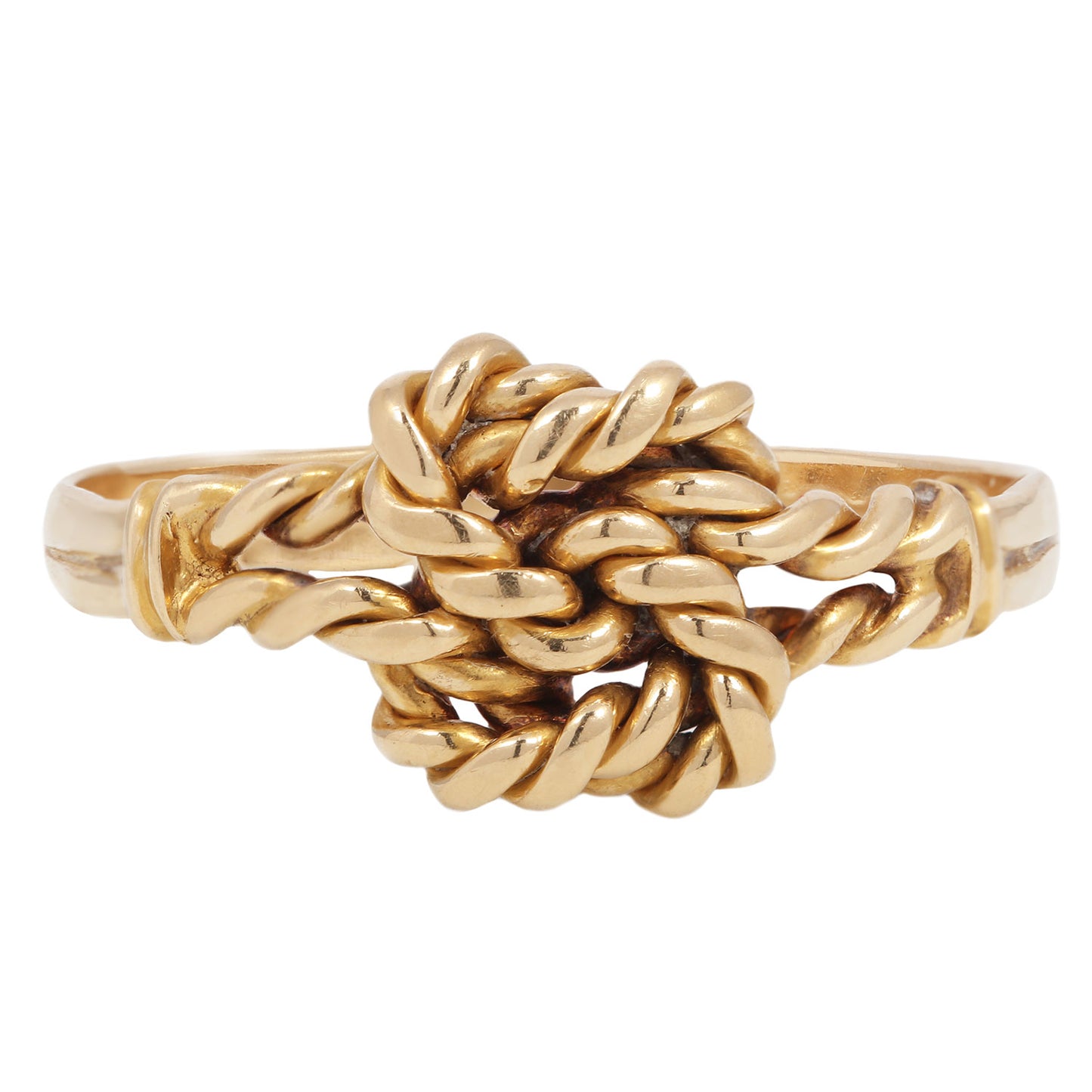 Entwined Knot Ring