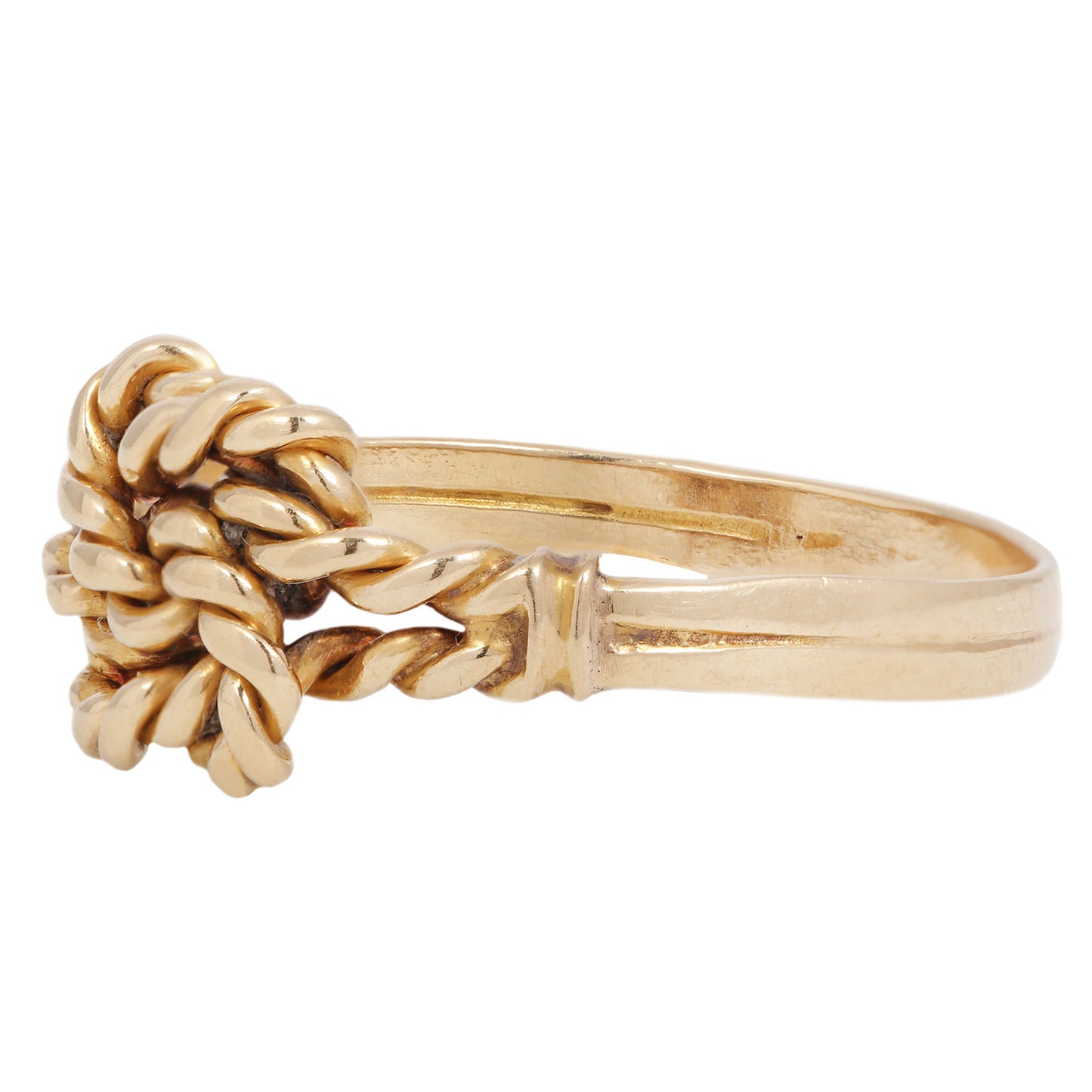 Entwined Knot Ring