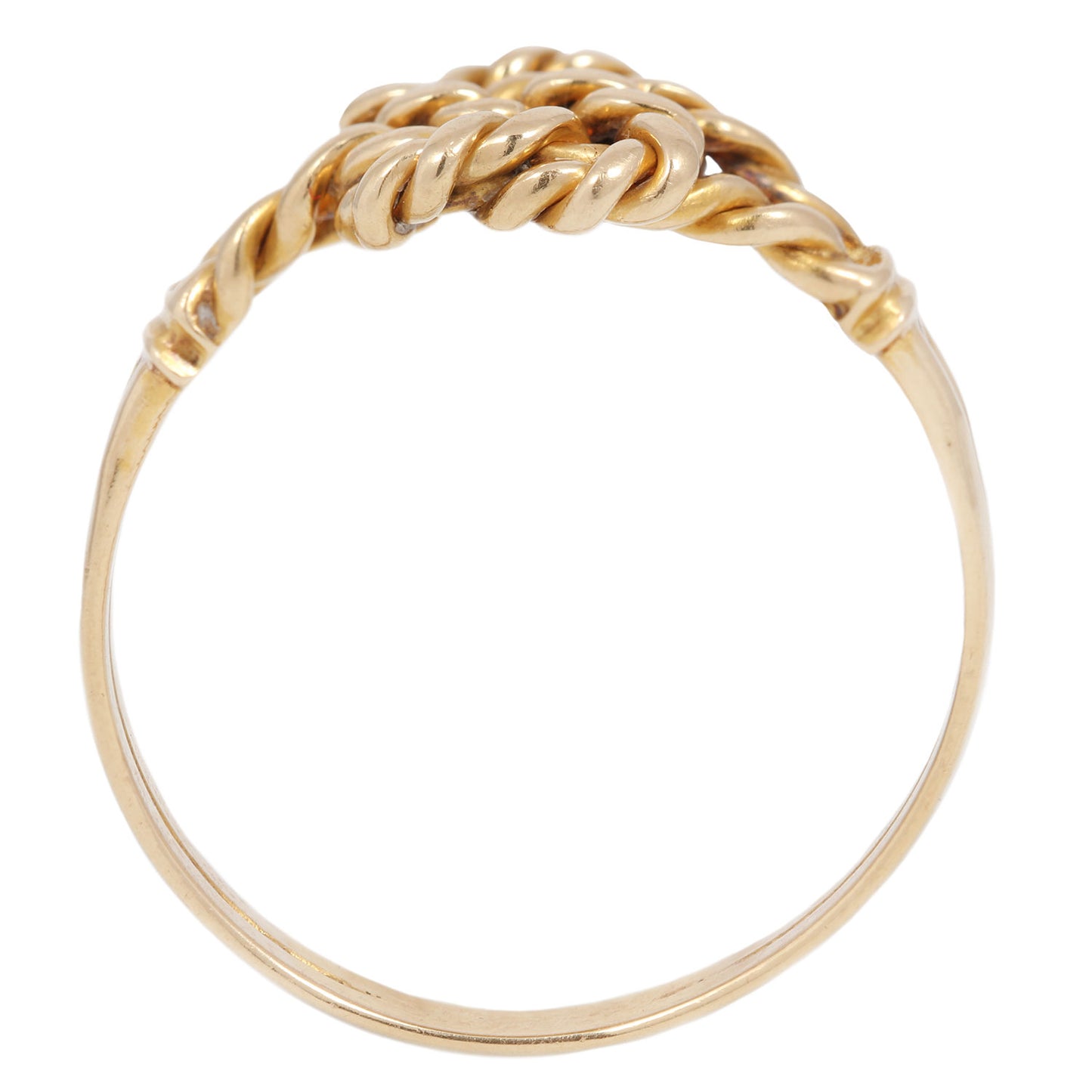 Entwined Knot Ring