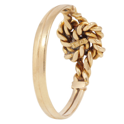 Entwined Knot Ring