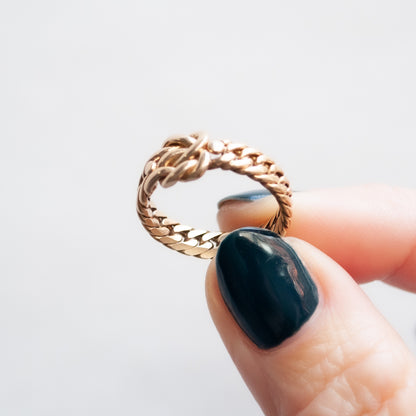 Serpentine Knot Ring