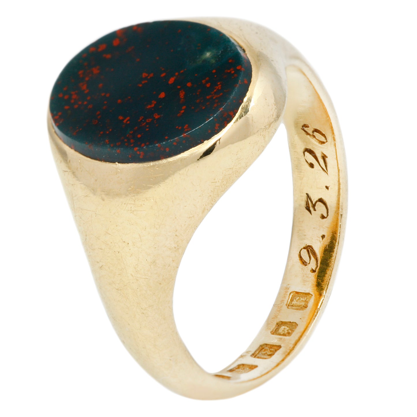 Oval Bloodstone Signet