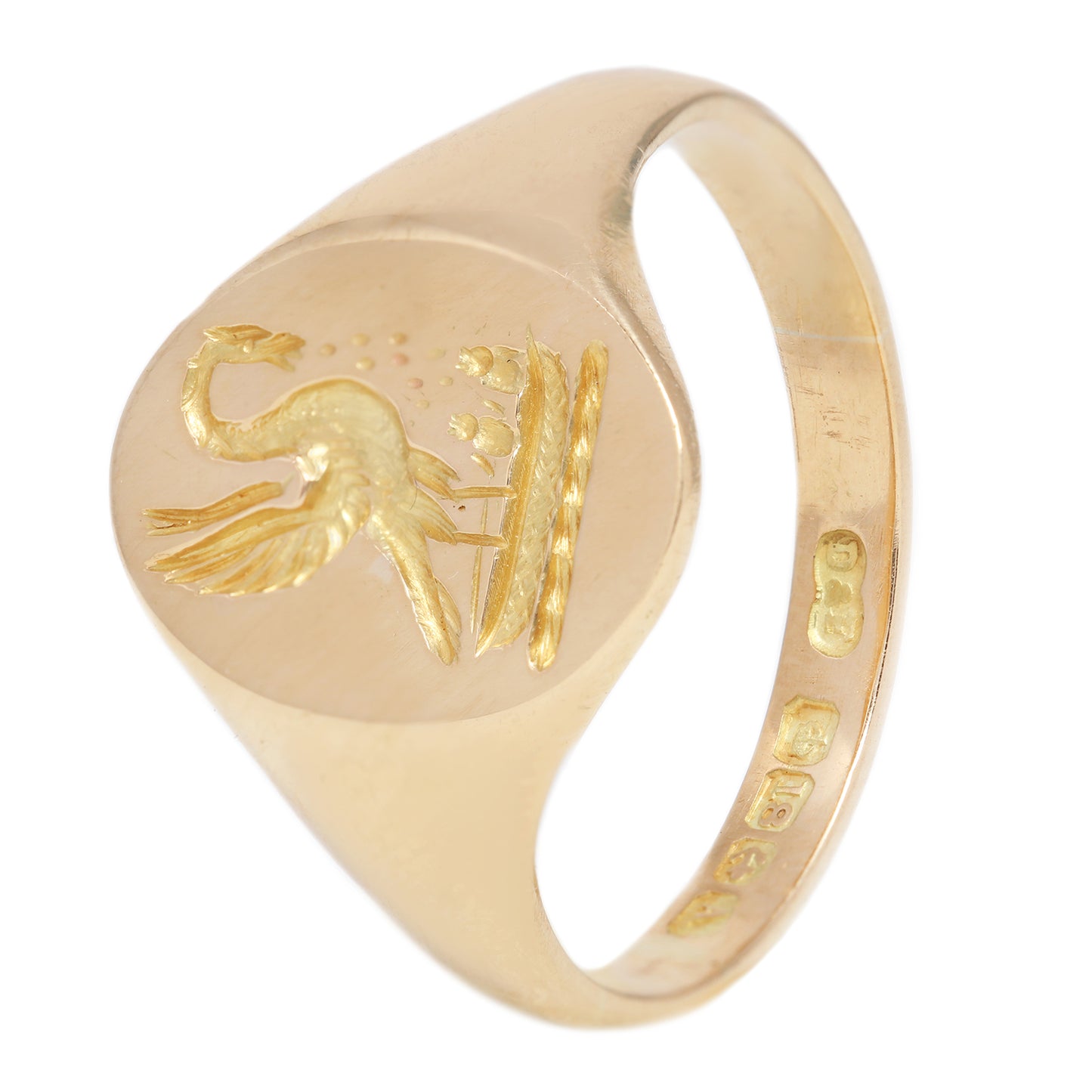 Hydra Crested Signet Ring
