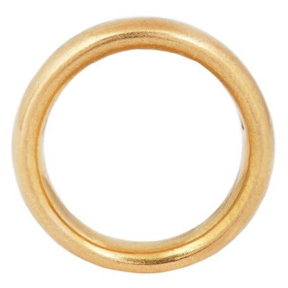 Deco Domed Gold Band