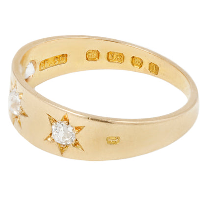 Three Star Diamond Ring