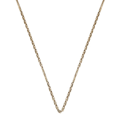 Pierced Bar Long Guard Chain