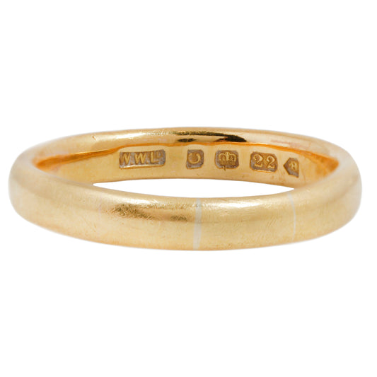 Thin Plain Gold Band