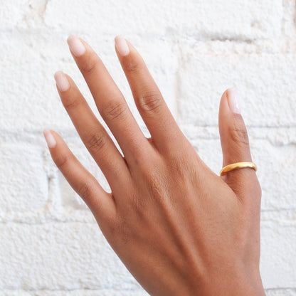 Thin Plain Gold Band