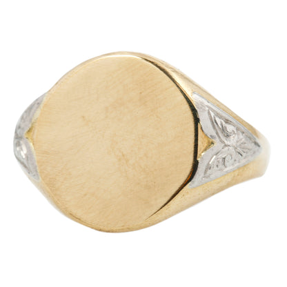 Gold & Platinum Antique Signet