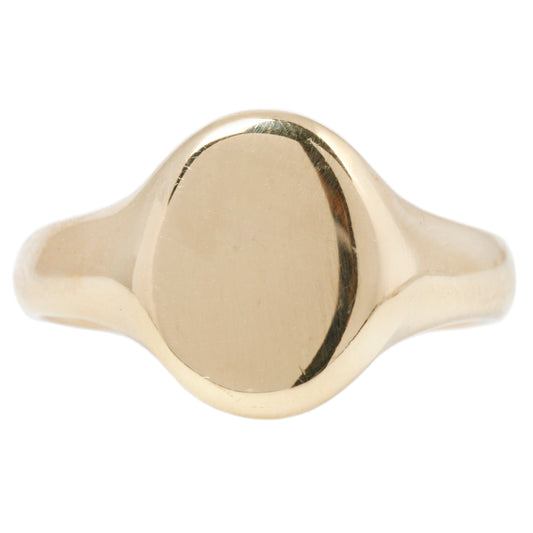 Art Deco Oval Signet