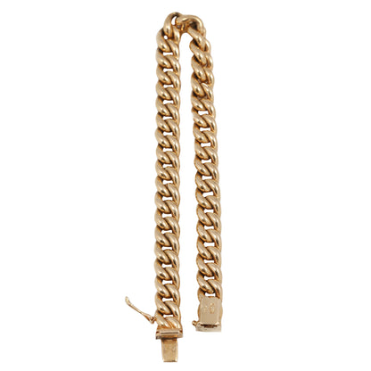 Gold Silk Curb Bracelet