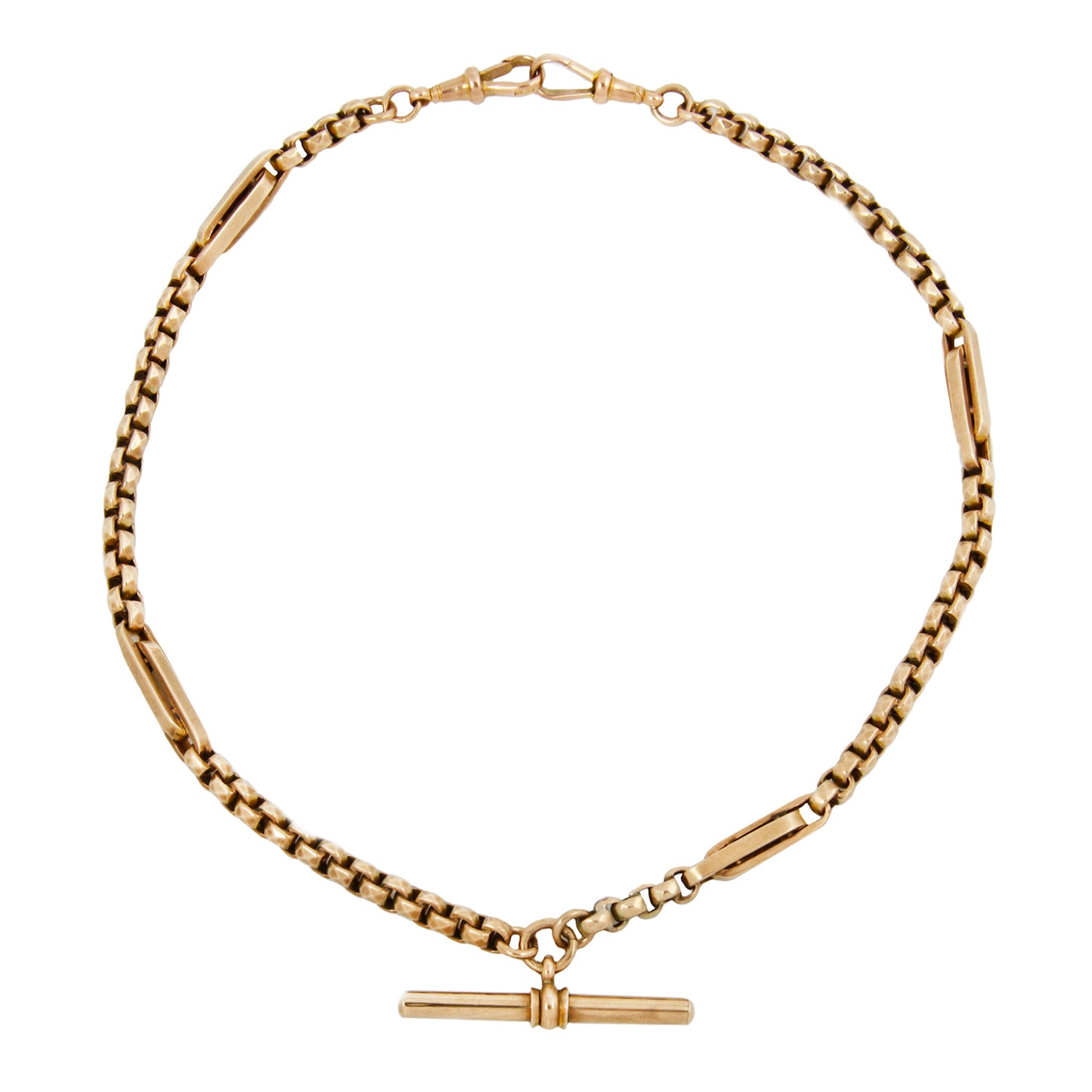 Rosy Albert Chain Necklace