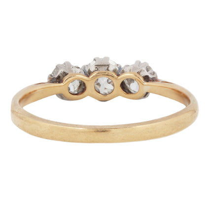 Vintage Trio Diamond Ring