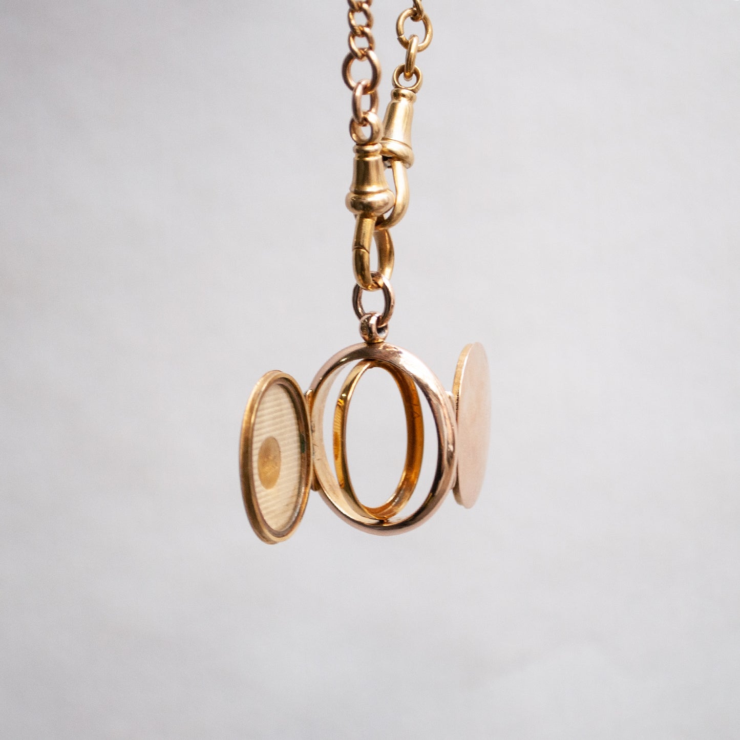 Vintage Gold Double Locket