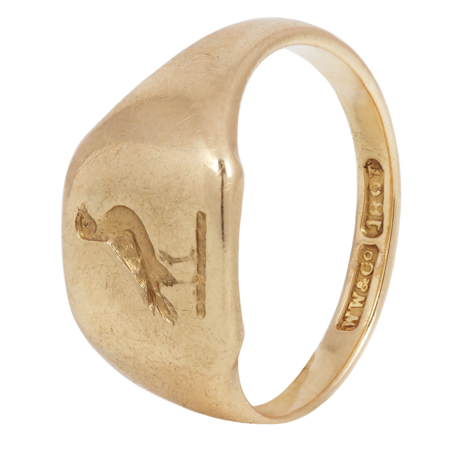 Homing Bird Signet Ring