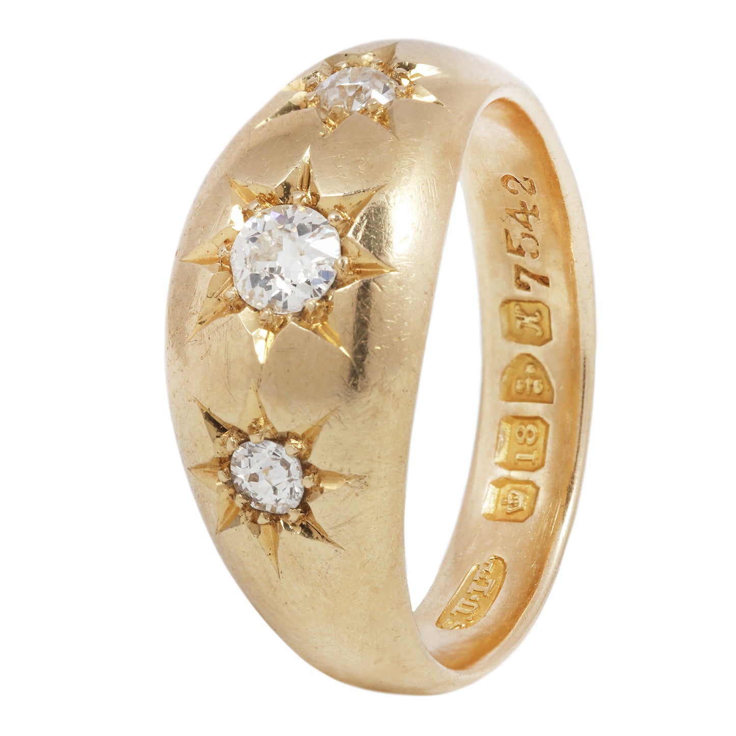Edwardian Diamond Star Ring