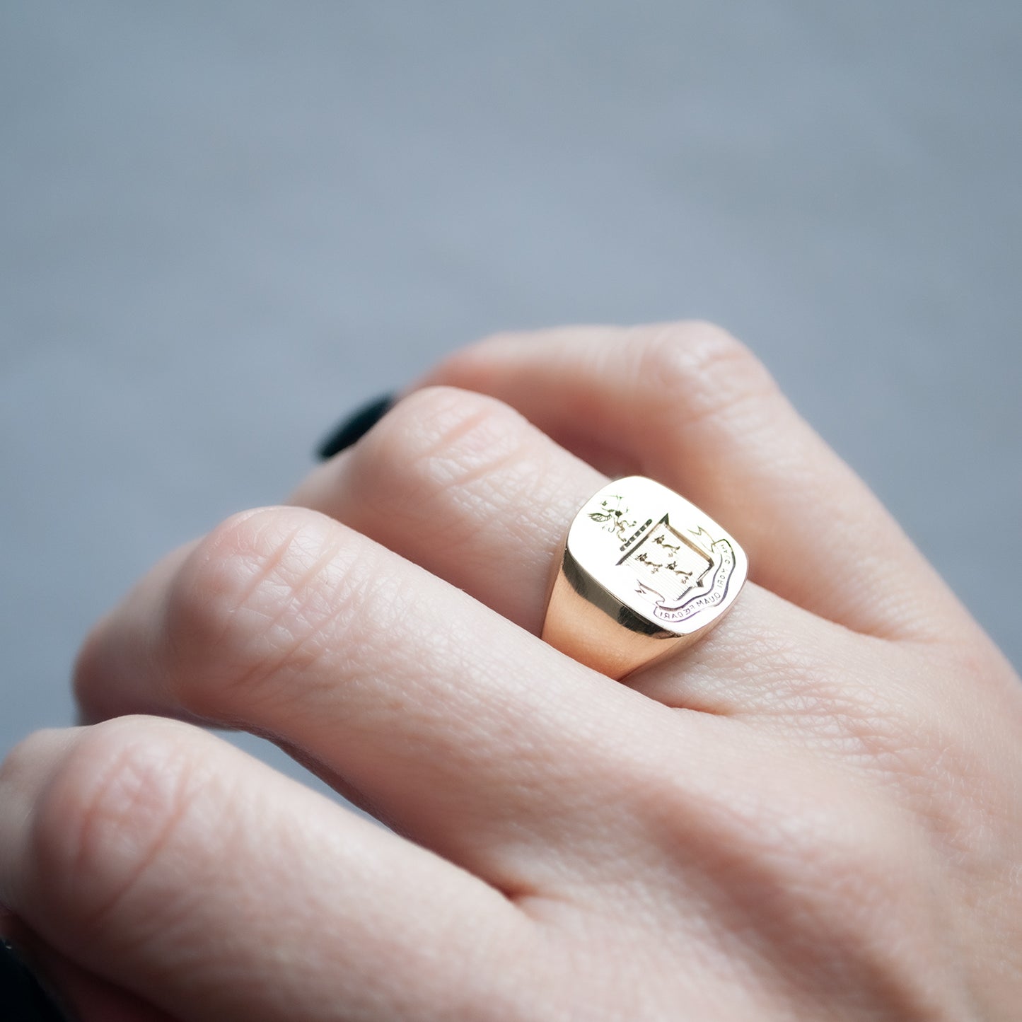 Griffin Crest Tiffany & Co Signet Ring