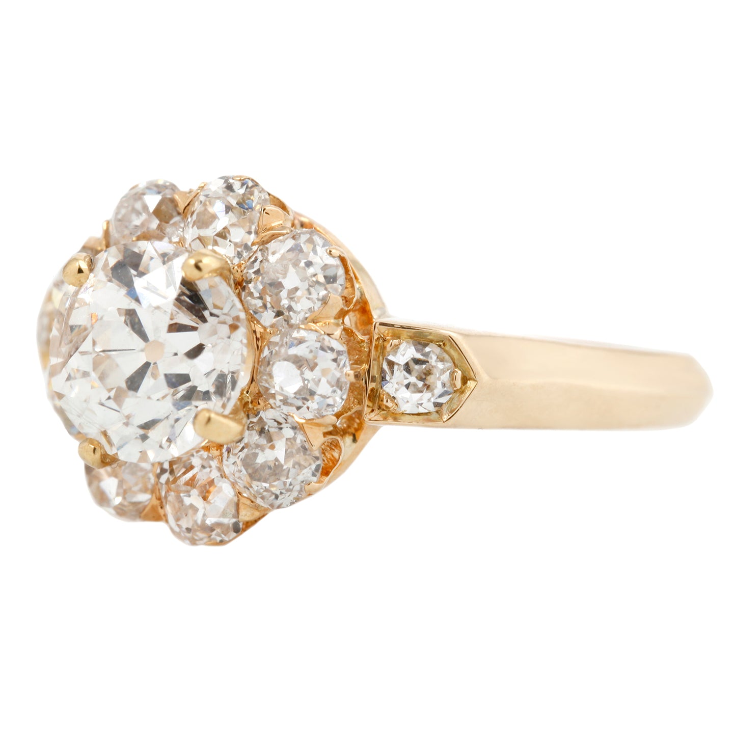 Old Mine Diamond Shine Ring