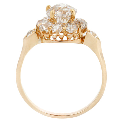 Old Mine Diamond Shine Ring