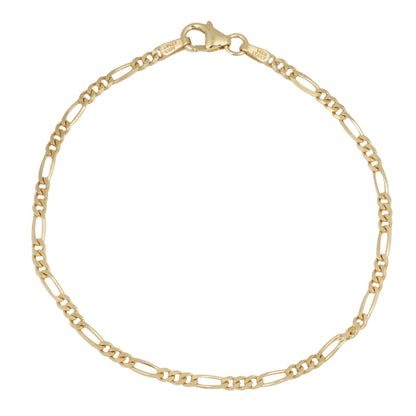 Thin Gold Figaro Bracelet
