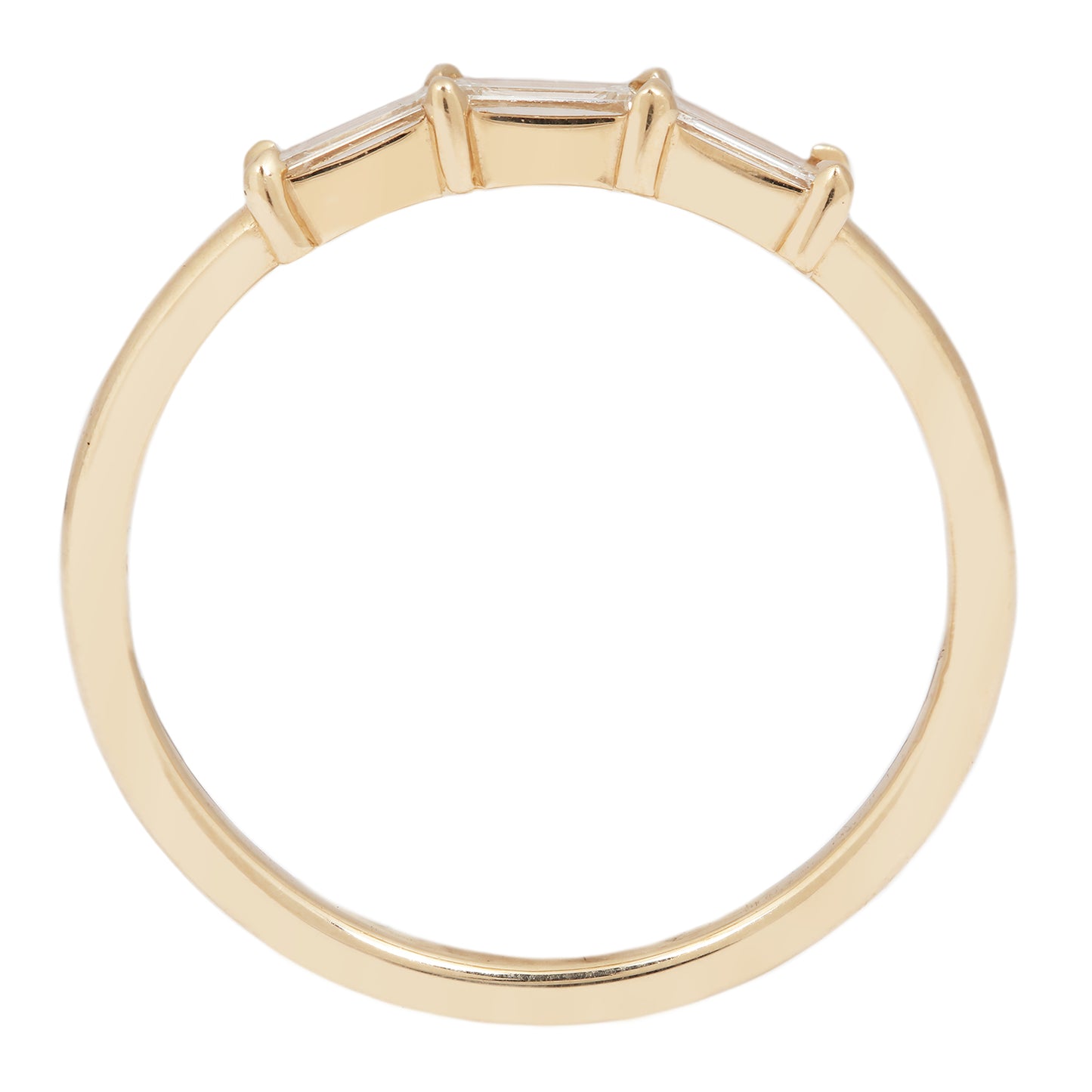 Linear Triple Baguette Ring