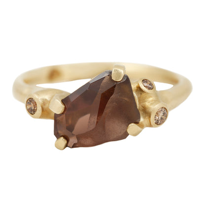 Zircon Rough Luxe Cluster Ring