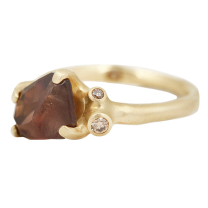 Zircon Rough Luxe Cluster Ring