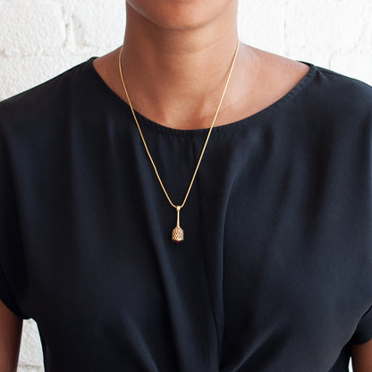 Ruby Pod Necklace
