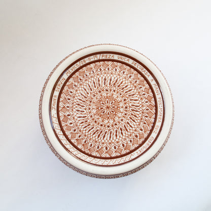 Small Flat Lidded Jar