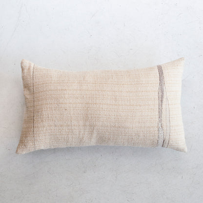 Neutral Hand Woven Pillow