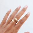 Gold Double Snake Ring 2 