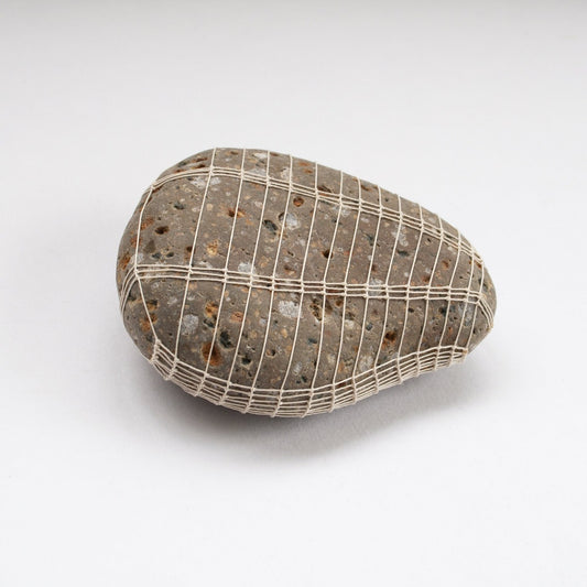 Laura Fischer Mottled Taupe Open Weave
