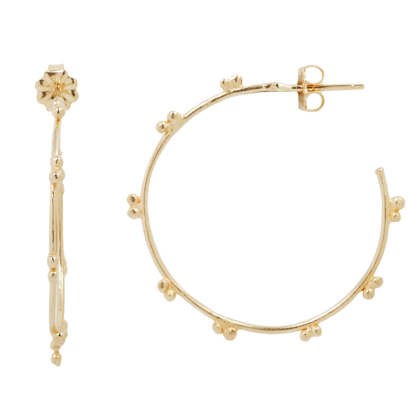 Gold Marais Hoops