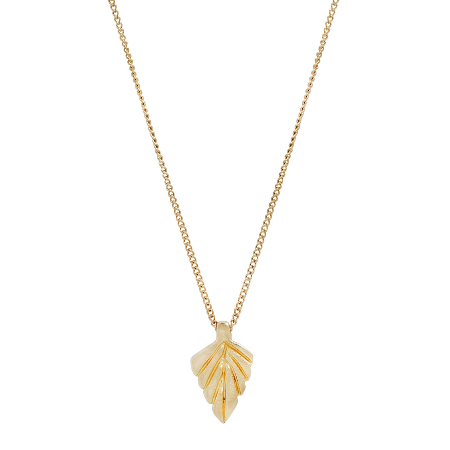 Palm Pendant Gold Necklace