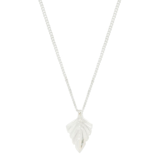 Palm Pendant Silver Necklace