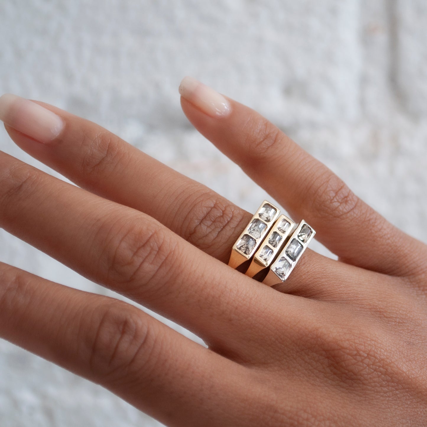 Salt and Pepper Bar Ring