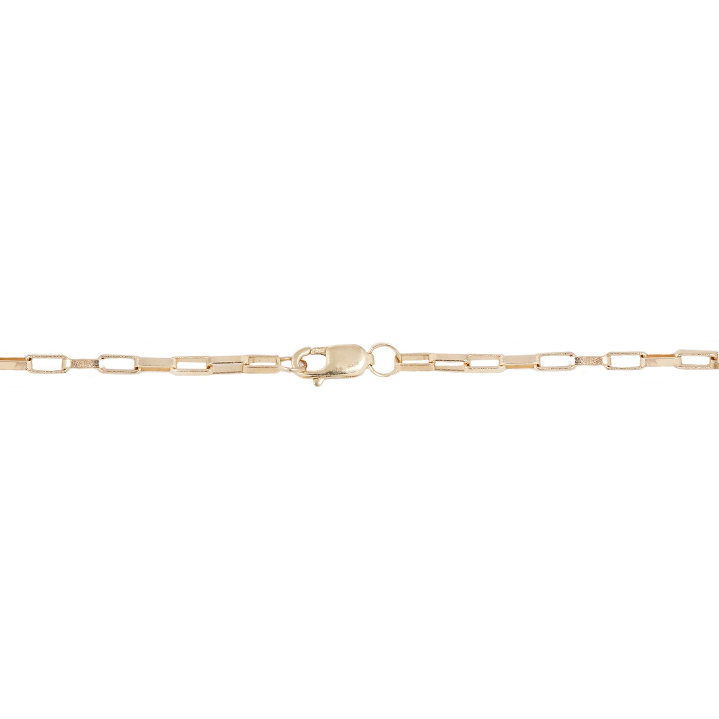 Square Edge Box Chain Bracelet