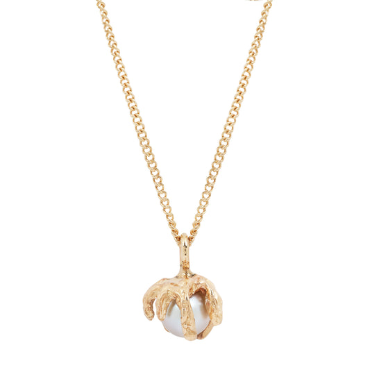 Gold Akoya Pearl Necklace