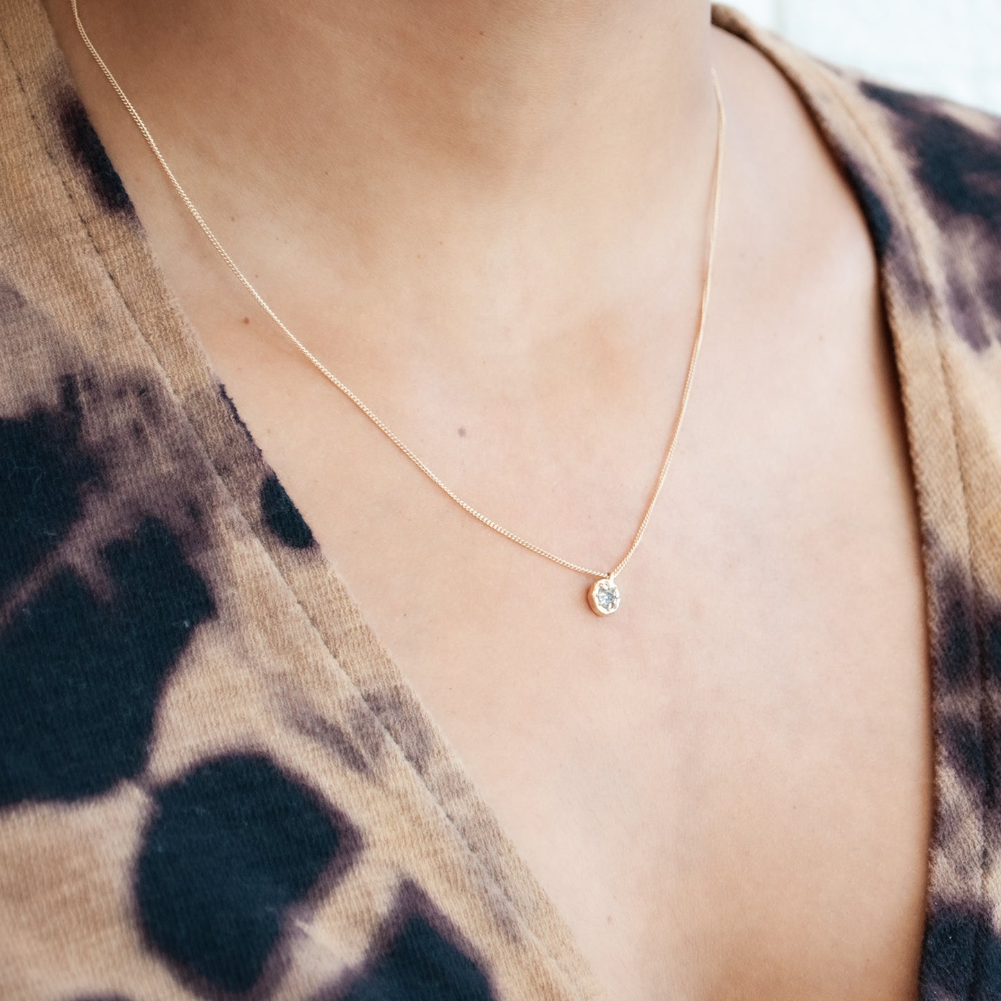 Tiny Diamond Necklace