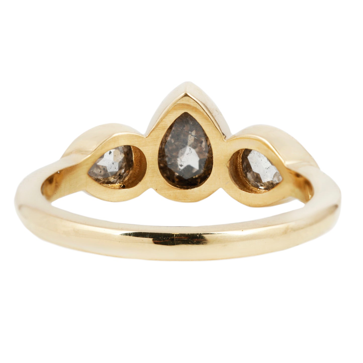Thunder Cloud Three Stone Ring