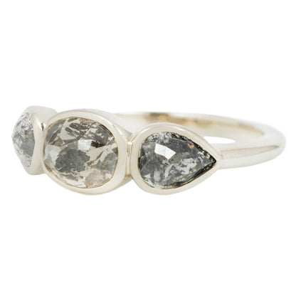 Cosmos Three Stone Ring
