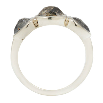 Cosmos Three Stone Ring