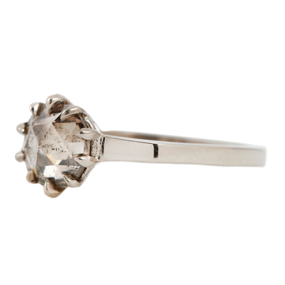 Dew Drop Diamond Solitaire Ring