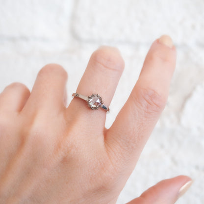Dew Drop Diamond Solitaire Ring