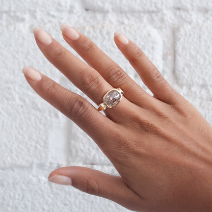 Golden Hour Diamond Ring