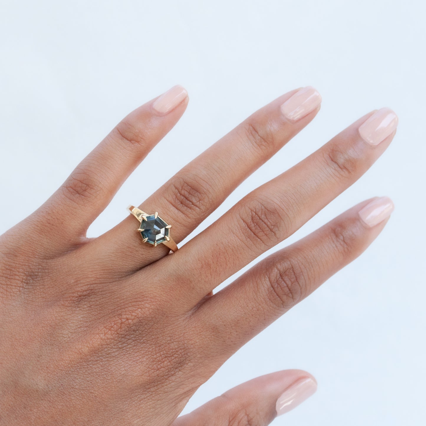 Clear Skies Sapphire Ring