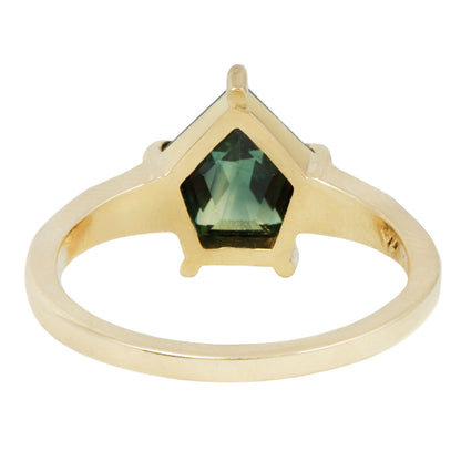 Forest Temple Sapphire Ring