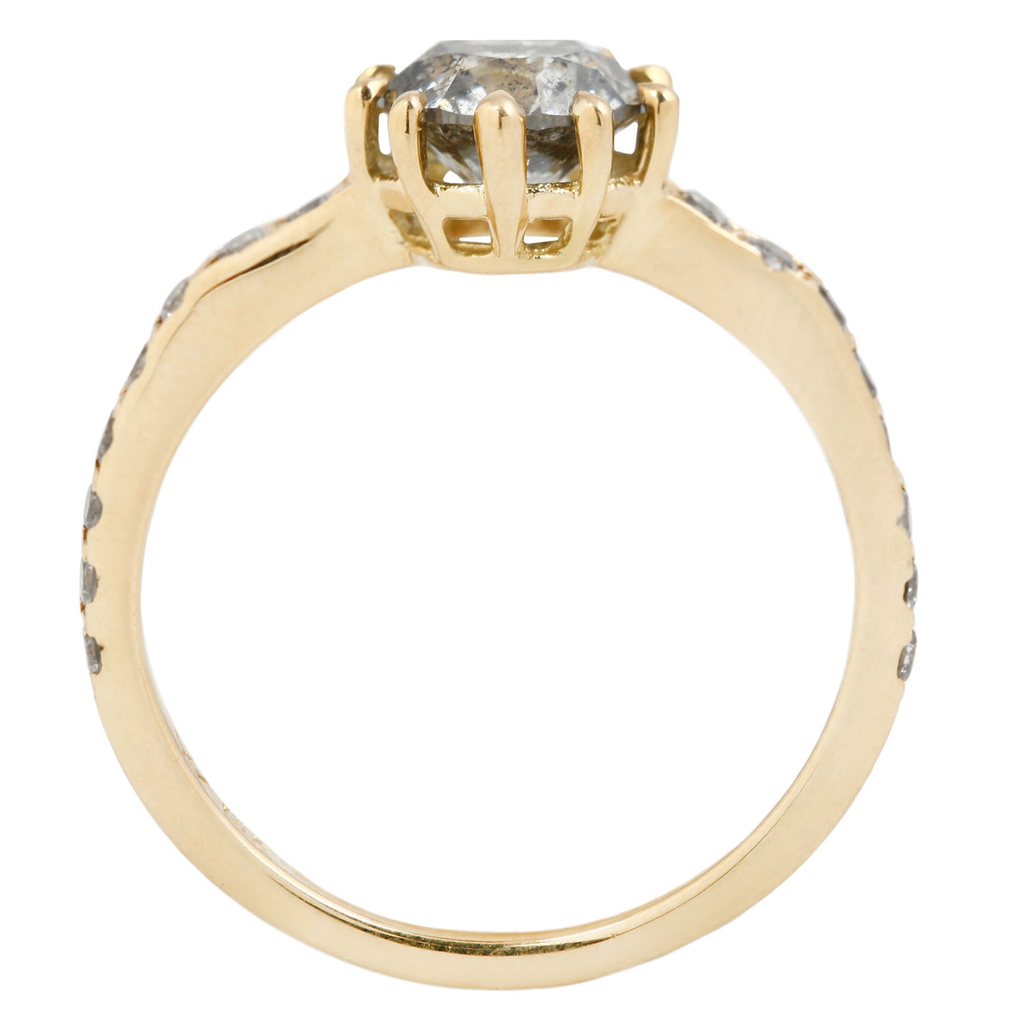 Brilliant Misty Diamond Ring