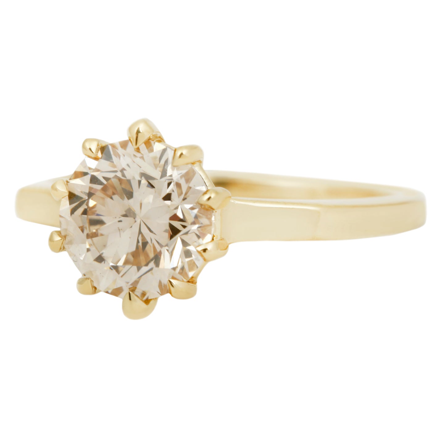 Hall of Mirrors Solitaire Ring